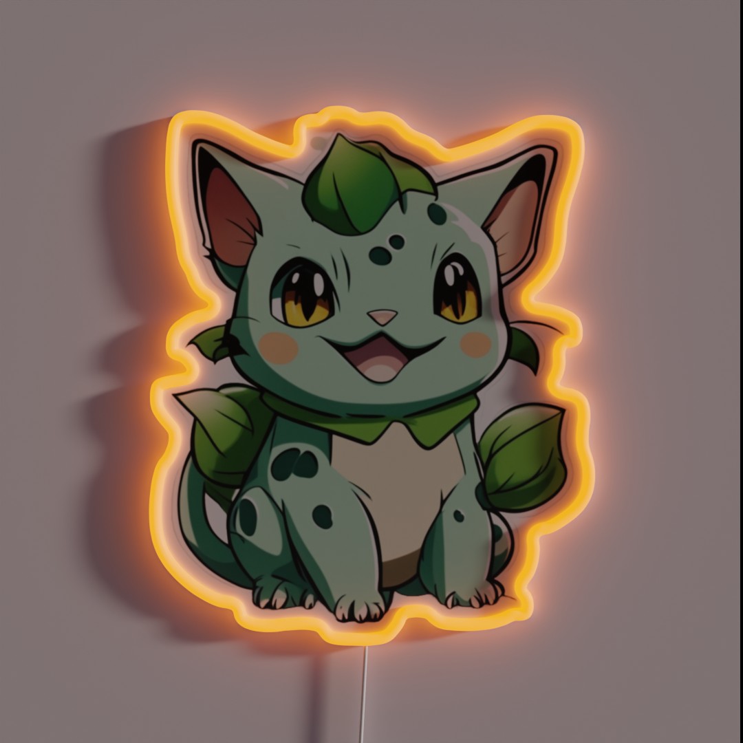 Purr A Saur RGB Neon Sign Purr A Saur RGB Neon Sign