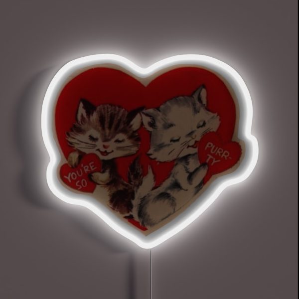 Purrty RGB Neon Sign