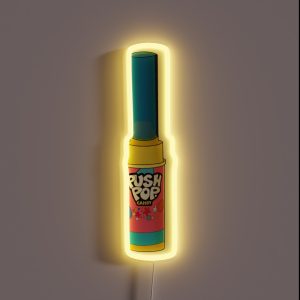 PUSH POP RGB Neon Sign PUSH POP RGB Neon Sign