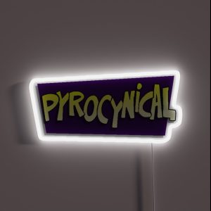 Pyrocynical Pixel Logo RGB Neon Sign Pyrocynical Pixel Logo RGB Neon Sign