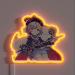 Qiqi Genshin Impact RGB Neon Sign Qiqi Genshin Impact RGB Neon Sign