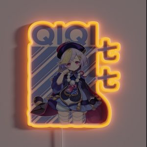 Qiqi Genshin Impact RGB Neon Sign Qiqi Genshin Impact RGB Neon Sign