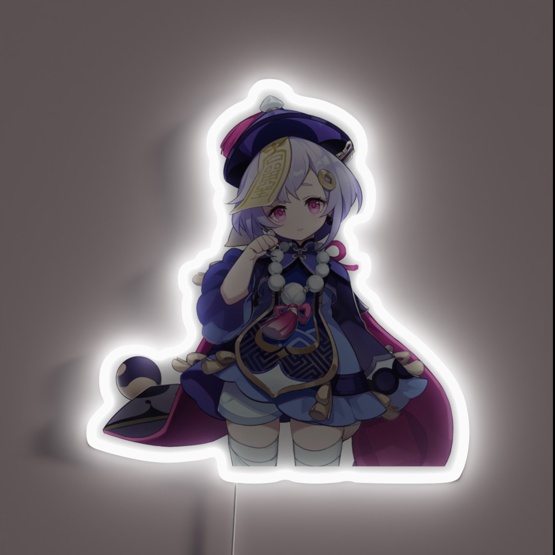 Qiqi Genshin Impact RGB Neon Sign Qiqi Genshin Impact RGB Neon Sign