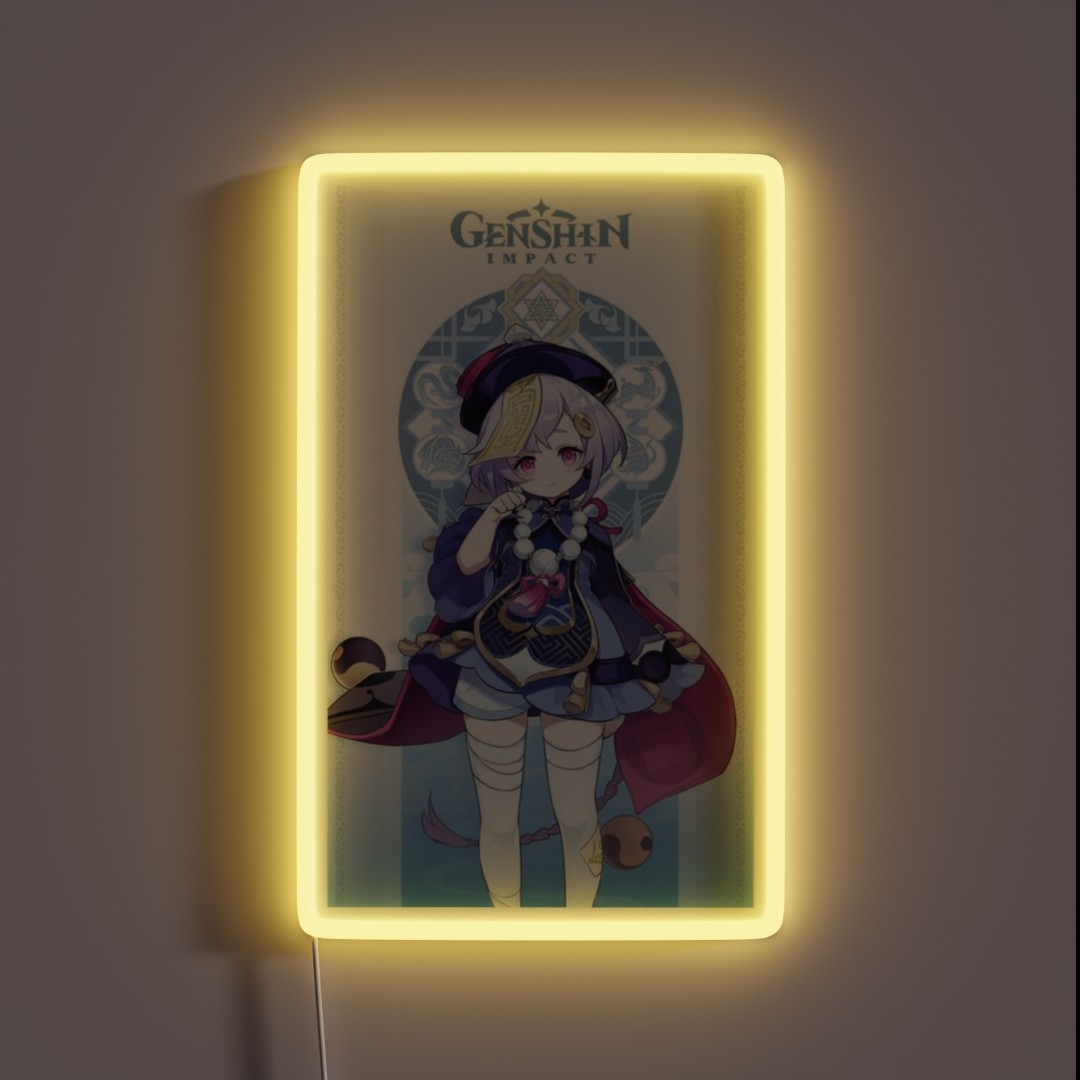 Qiqi Genshin Impact RGB Neon Sign Qiqi Genshin Impact RGB Neon Sign