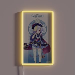Qiqi Vertical Poster RGB Neon Sign