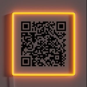 Qr Code For A Free Pdf Of The Communist Manifesto RGB Neon Sign