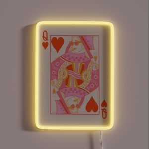 Queen Of Hearts RGB Neon Sign