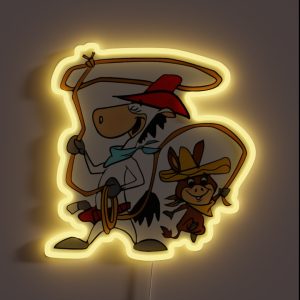Quick Draw Mcgraw And Baba Looey RGB Neon Sign