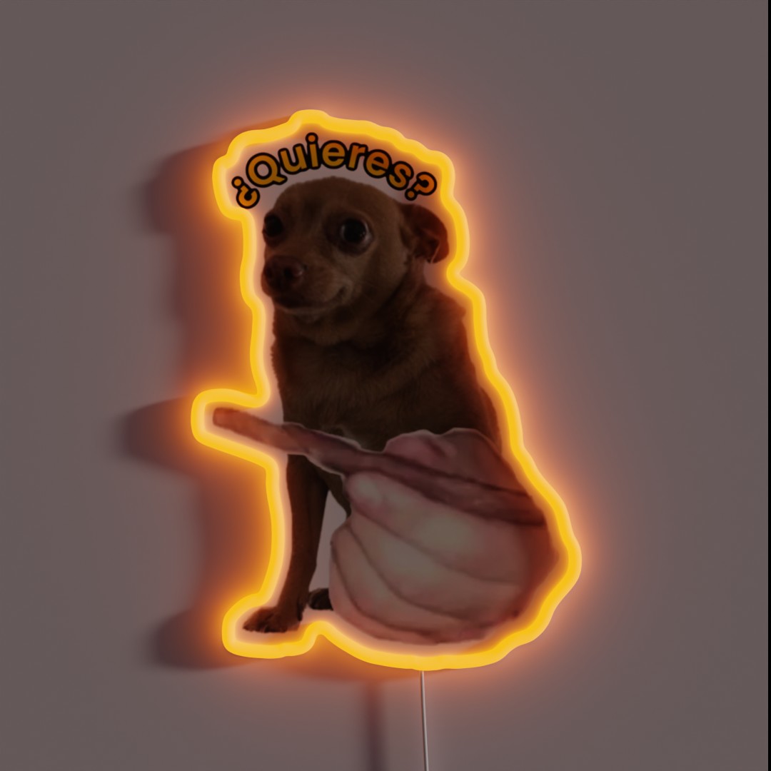 Quieres RGB Neon Sign Quieres RGB Neon Sign