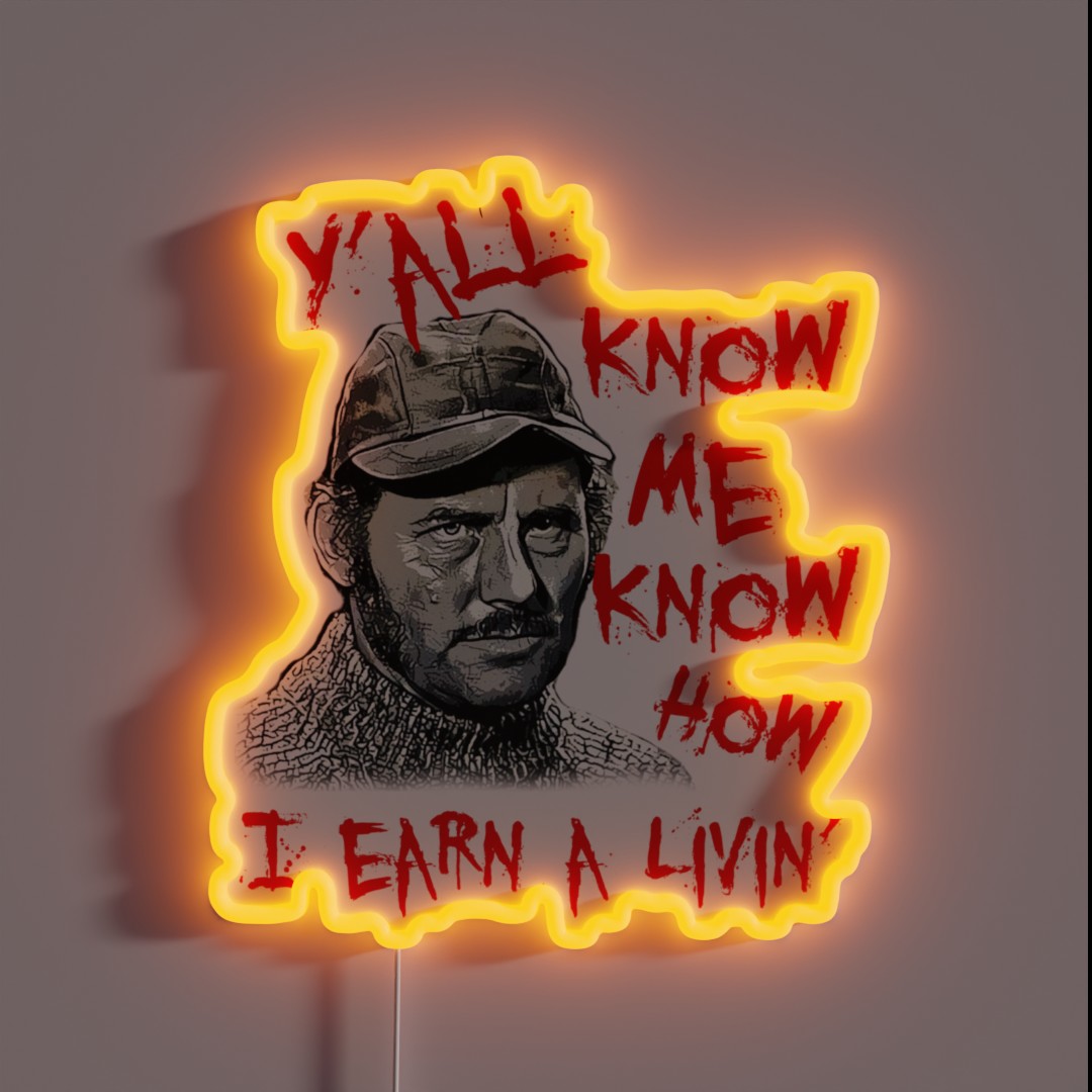 Quint Jaws RGB Neon Sign Quint Jaws RGB Neon Sign