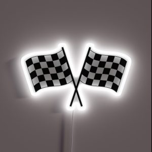 Racing Flags RGB Neon Sign Racing Flags RGB Neon Sign