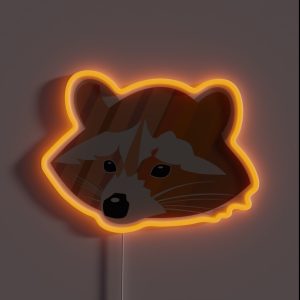Racoon Legendary Animals RGB Neon Sign Racoon Legendary Animals RGB Neon Sign