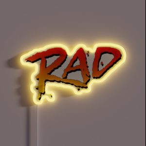 RAD BMX MOVIE 1986 RGB Neon Sign RAD BMX MOVIE 1986 RGB Neon Sign
