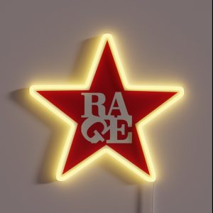 Rage Star RGB Neon Sign