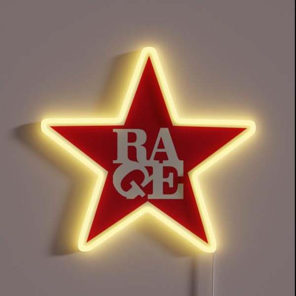 Rage Star RGB Neon Sign