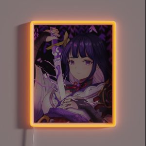 Raiden Shogun Ei Genshin Impact Inazuma Archon Electro Vision RGB Neon Sign