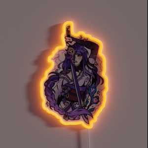 Raiden Shogun Ei Genshin Impact RGB Neon Sign