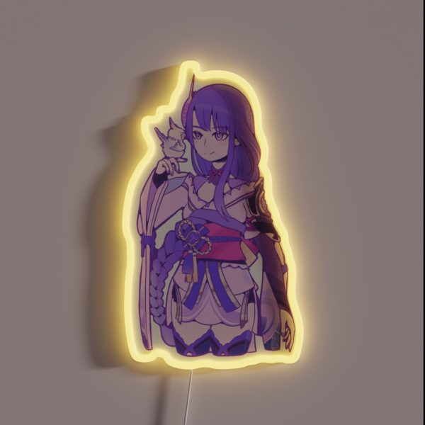 Raiden Shogun RGB Neon Sign