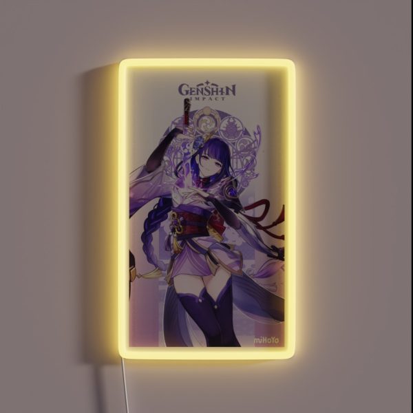Raiden Shogun RGB Neon Sign