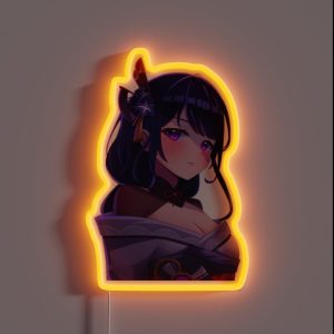 Raiden Shogun RGB Neon Sign