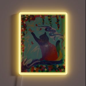 Rainbow Cat RGB Neon Sign