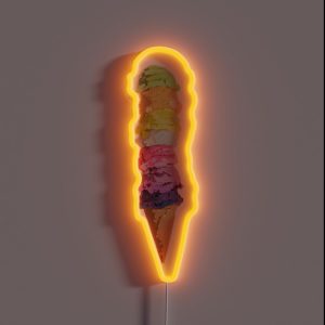 Rainbow Ice Cream RGB Neon Sign Rainbow Ice Cream RGB Neon Sign