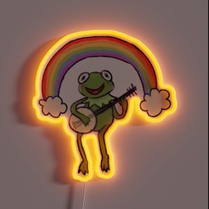 Rainbow Kermit RGB Neon Sign