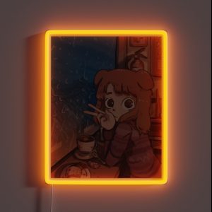 Rainy Day RGB Neon Sign