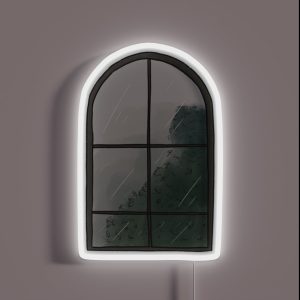 Rainy Day Window RGB Neon Sign