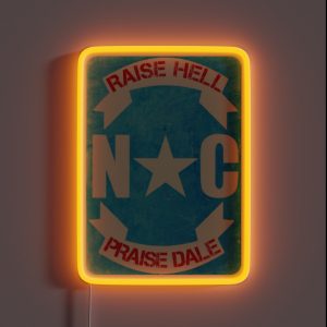 Raise Hell Praise Dale RGB Neon Sign Raise Hell Praise Dale RGB Neon Sign