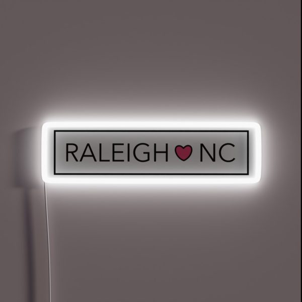 Raleigh NC RGB Neon Sign