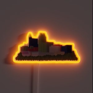 Raleigh Skyline RGB Neon Sign