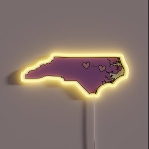 Raleigh To Greenville RGB Neon Sign