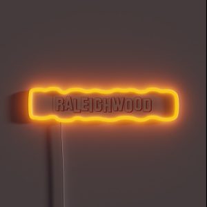 Raleighwood Raleigh NC RGB Neon Sign