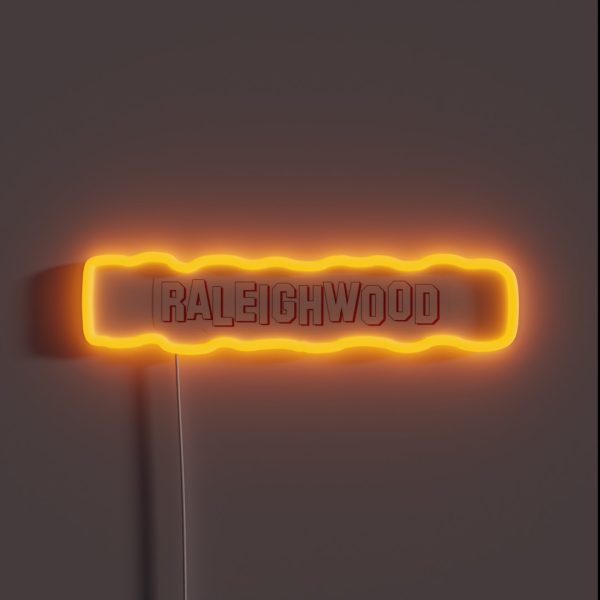 Raleighwood Raleigh NC RGB Neon Sign