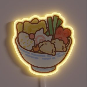 Ramen Cat RGB Neon Sign