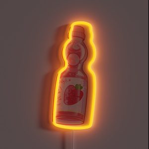 Ramune Strawberry RGB Neon Sign