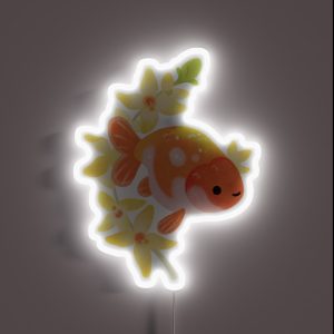Ranchu And Forsythias 2 RGB Neon Sign Ranchu And Forsythias 2 RGB Neon Sign