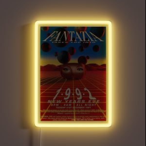 Rave 2 RGB Neon Sign