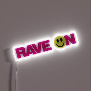 Rave On DJ RGB Neon Sign