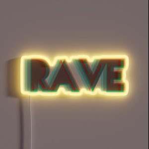 RAVE RGB Neon Sign