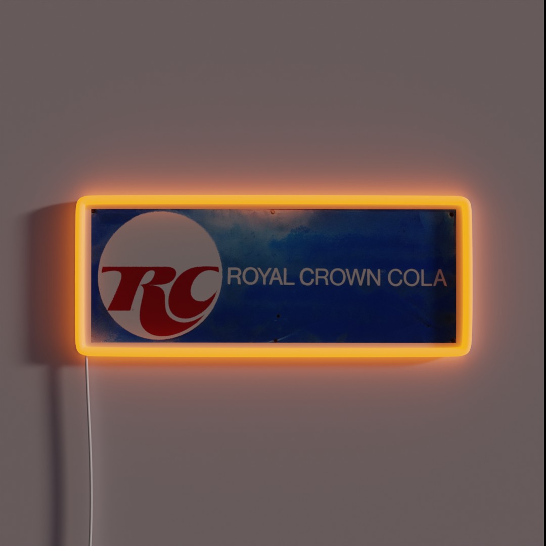 RC COLA ROYAL CROWN COLA VINTAGE SIGN RGB Neon Sign RC COLA ROYAL CROWN COLA VINTAGE SIGN RGB Neon Sign
