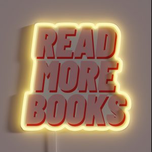 READ MORE BOOKS RGB Neon Sign