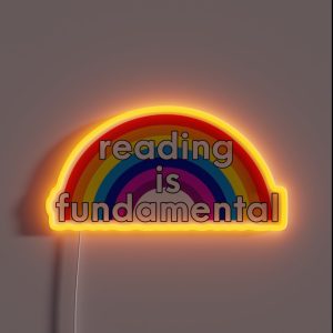Reading Is Fundamental RGB Neon Sign