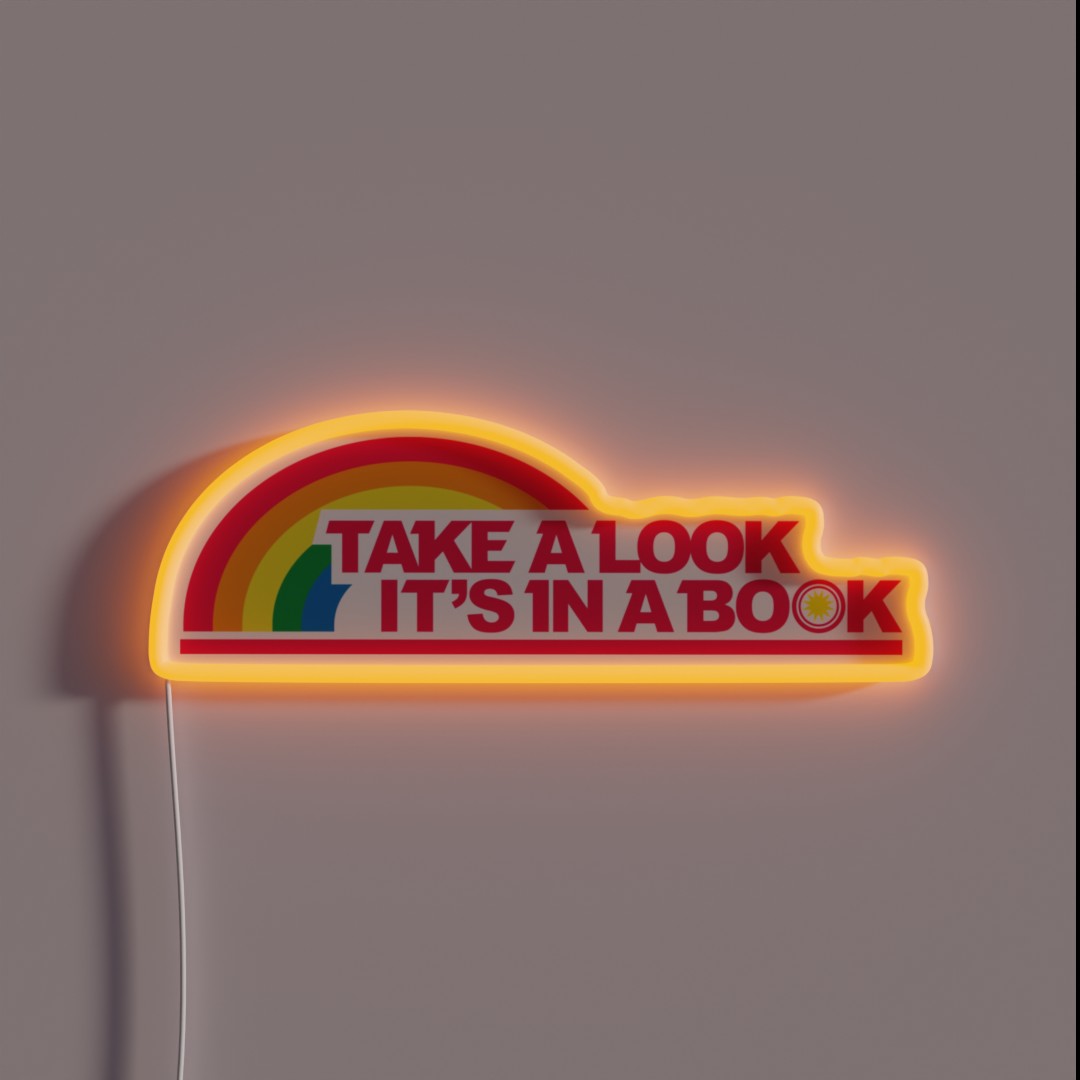 Reading Rainbow RGB Neon Sign Reading Rainbow RGB Neon Sign