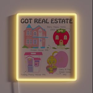 Real Estate RGB Neon Sign Real Estate RGB Neon Sign