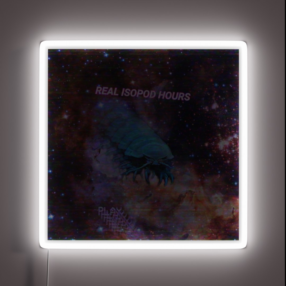 Real Isopod Hours RGB Neon Sign Real Isopod Hours RGB Neon Sign