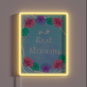 Real Mermaid RGB Neon Sign