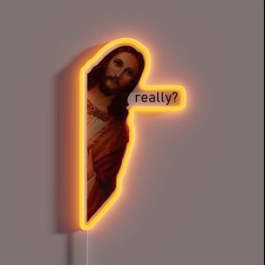Really Jesus I Saw That RGB Neon Sign Really Jesus I Saw That RGB Neon Sign