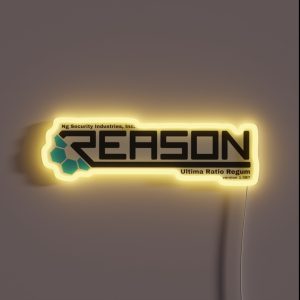 REASON Logo RGB Neon Sign REASON Logo RGB Neon Sign